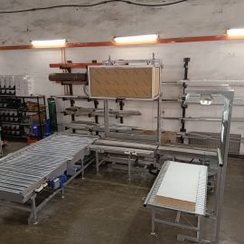 Roller and Chain Conveyor line